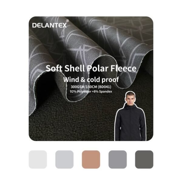 bonded polar fleece fabric