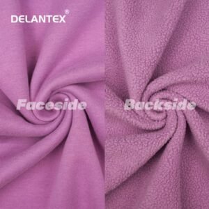 Polyester cotton fleece fabric